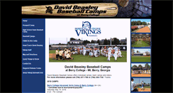 Desktop Screenshot of davidbeasleybaseballcamps.com